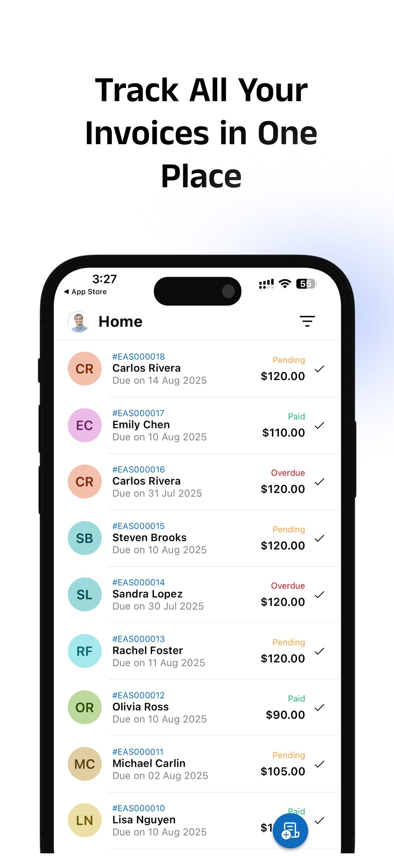 Plesy Invoice Maker & Billing screenshot 2