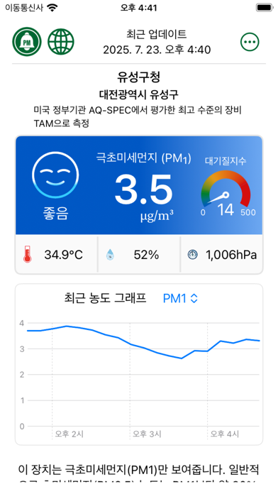 Air Alarm G app screenshot