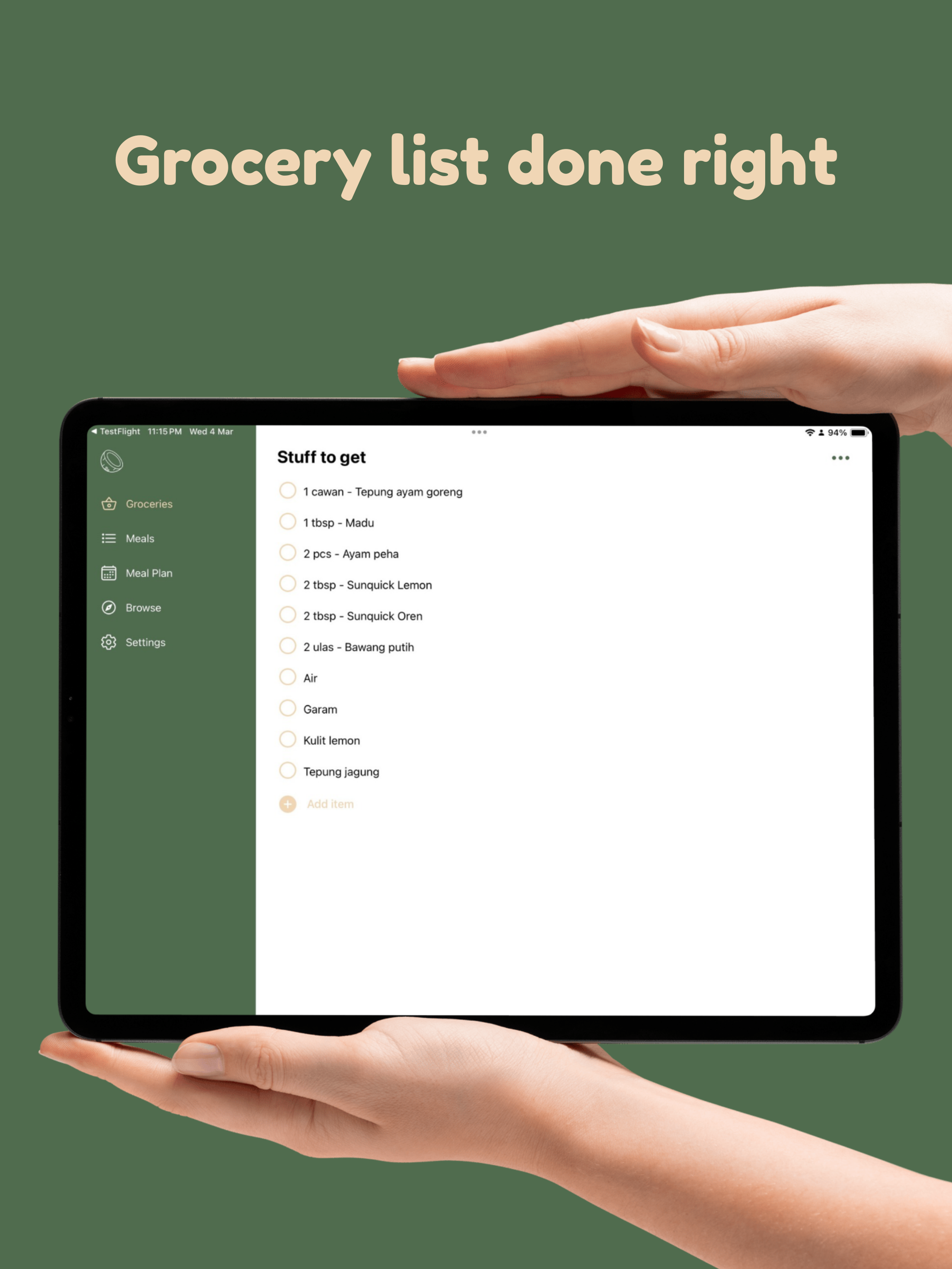 Kerisik: Recipe Manager