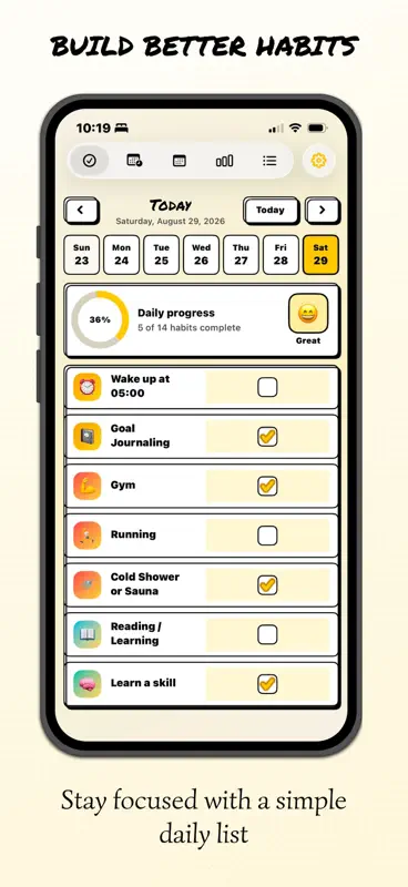 HabitMkr: Habit Tracker screenshot 3 of 6