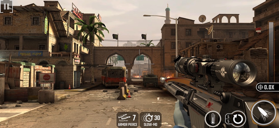 #6. Sniper Strike: Shooting Games (iOS) Bởi: Mobile Gaming Studios