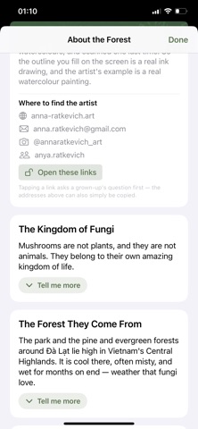 Bidoup Mushrooms Explorer Lite Screenshot 7 of 10