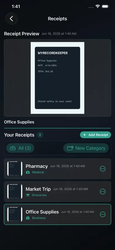 MyRecordKeeper Vault screenshot 5