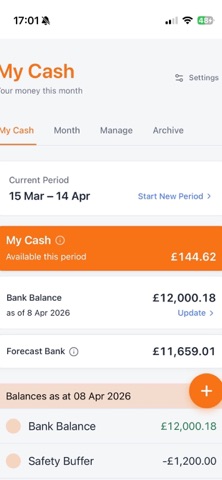 My Cash Flow screenshot