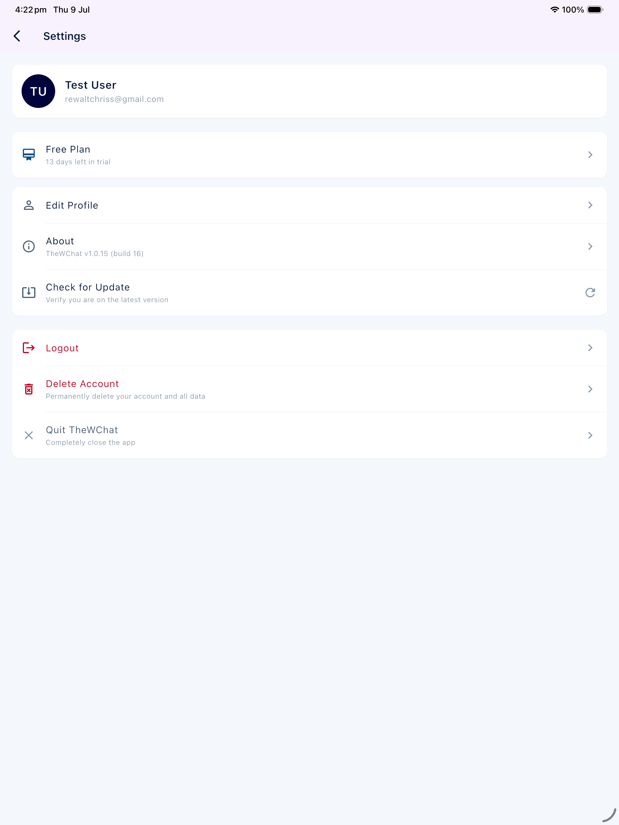 TheWchat screenshot 9
