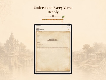 GitaVerse : The Bhagavad Gita iPad screenshot