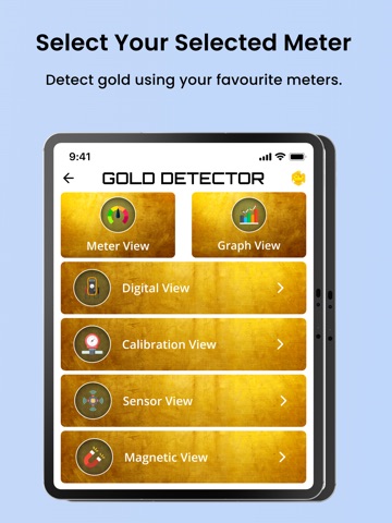 Gold Detector & Metal Finder iPad screenshot