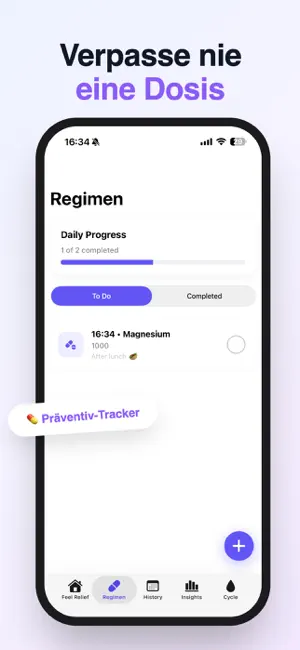 Migräne Tracker: Relief AI iPhone screenshot 6