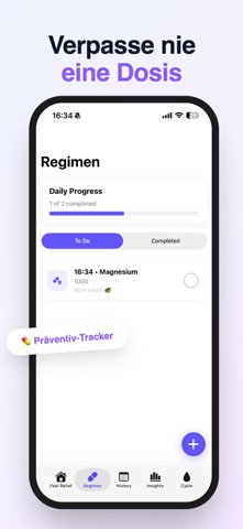 Migräne Tracker: Relief AI iPhone screenshot 6
