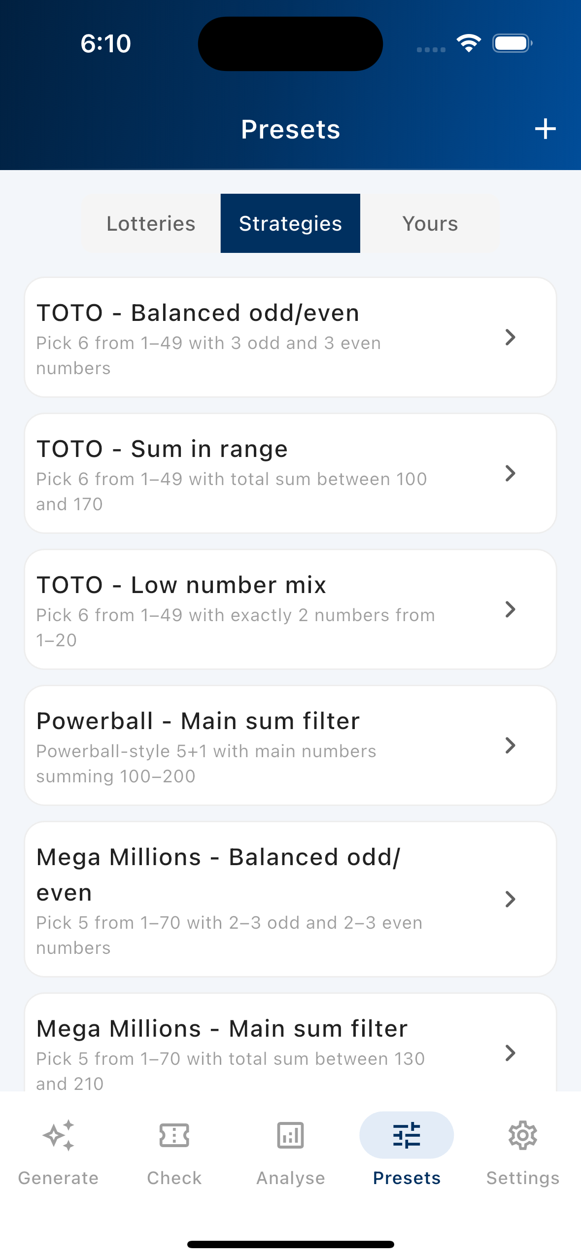 NumGen Pro: Lottery Picks screenshot 6