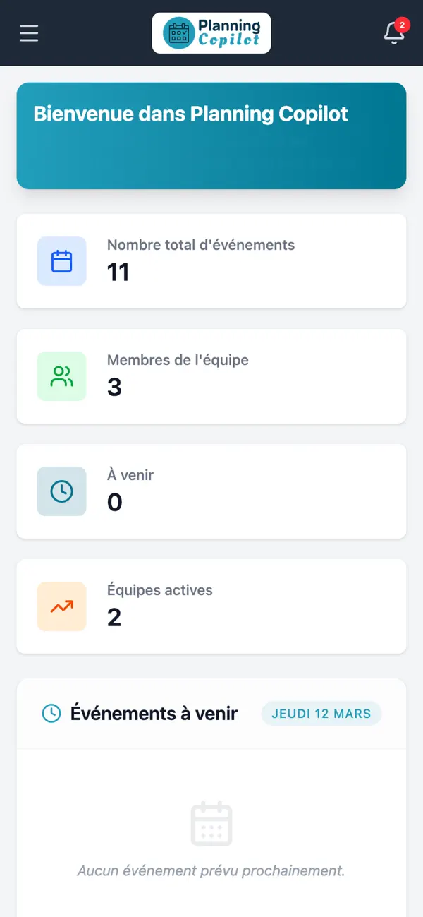 Screenshot #2 pour Planning Copilot