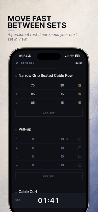 IMPELLO: Training Log Screenshot 2 of 5