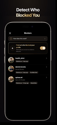 inProfile: Unfollower Reports screenshot