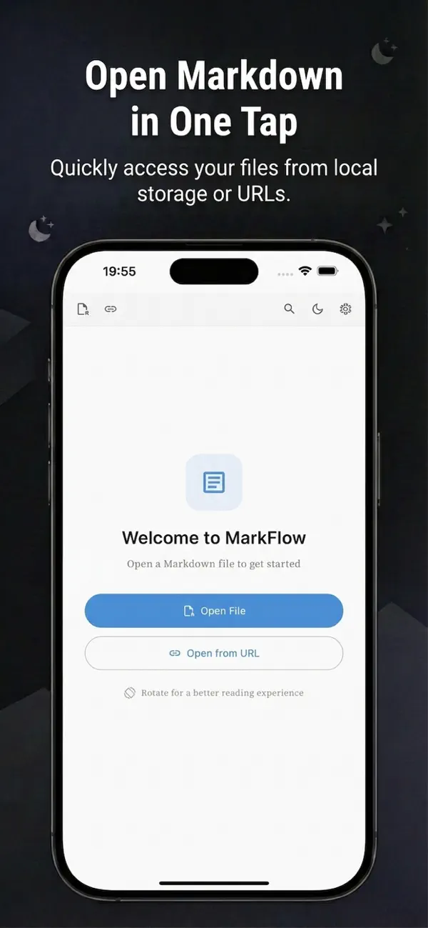 MarkFlow:Read Markdown files Screenshot 1