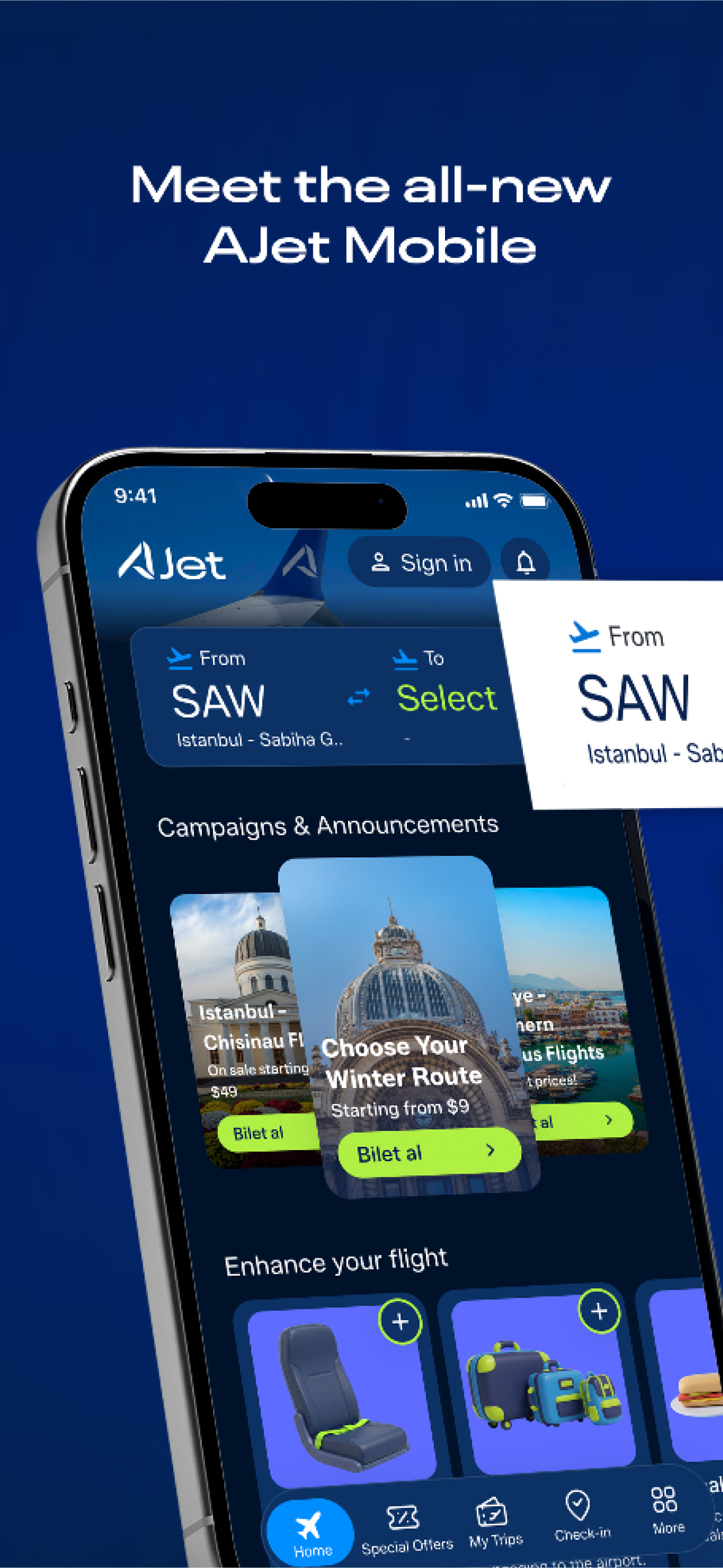 AJet - Cheap Flight Ticket