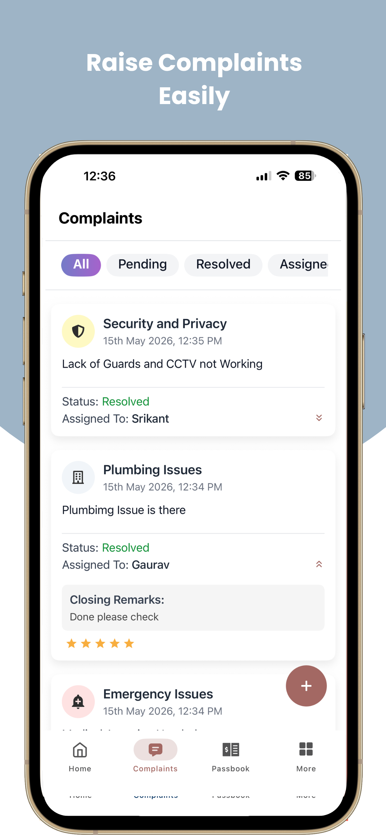 Miana - Tenant App