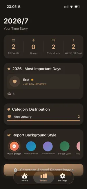 TimeMark - Countdown & Widget screenshot 1