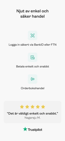 Safello: Köp Bitcoin med SEK iPhone screenshot 4