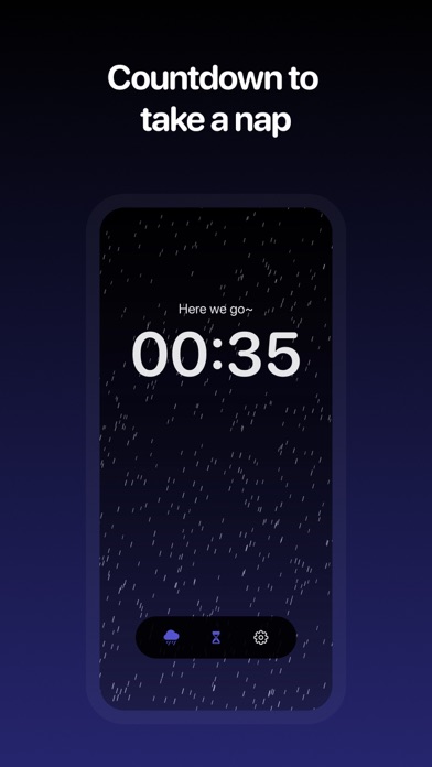 Screenshot #3 pour RainBytes · Nature rain sounds