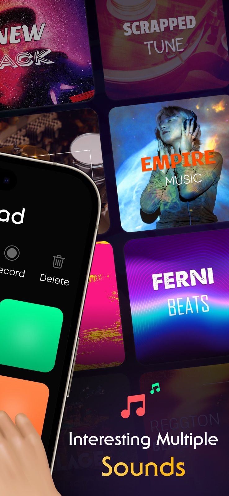 TapBeatz : DJ Drum Pad & Beats iphone screenshot 2