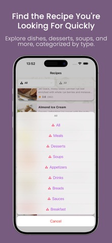 AI Recipe Generator: ChefGPT iPhone screenshot