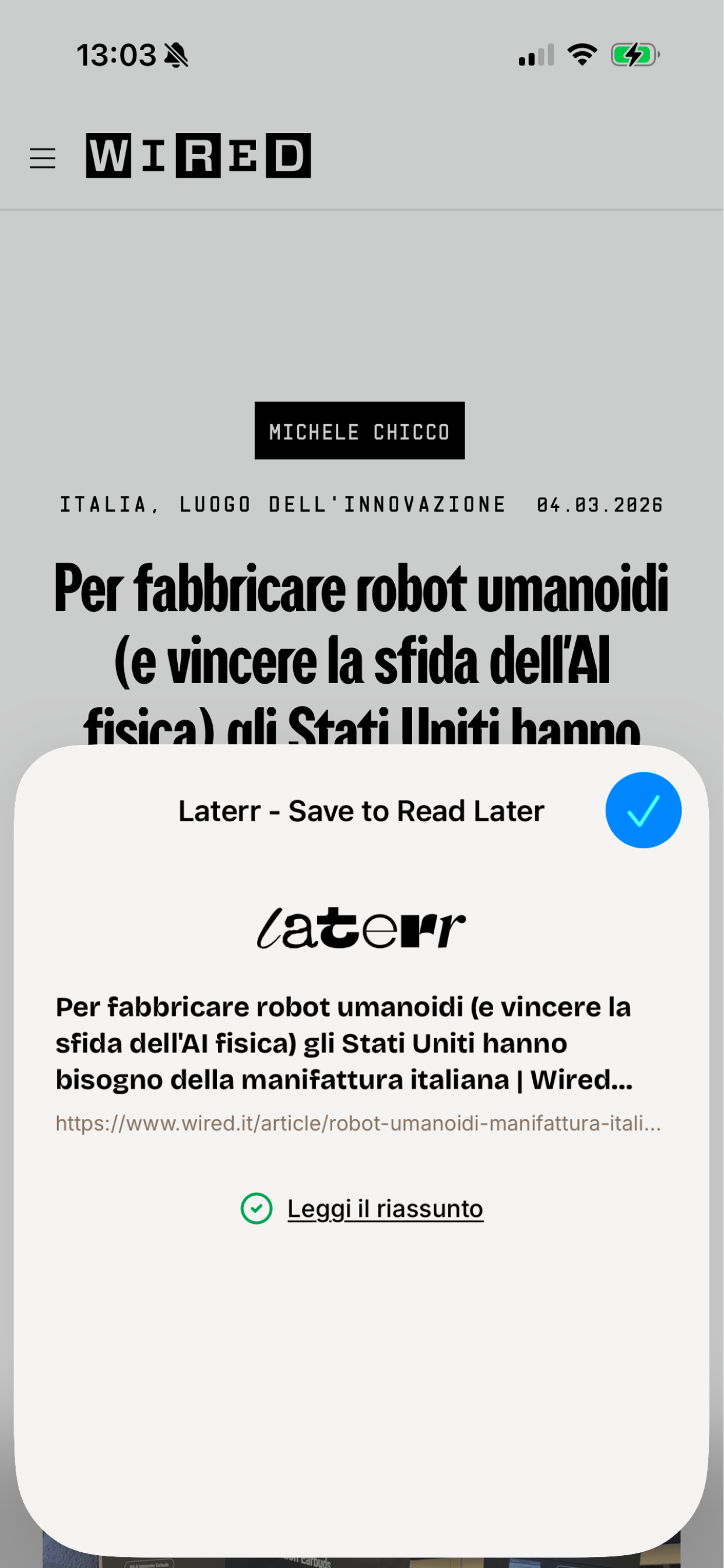 Laterr - Summarise articles screenshot 3