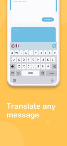 A Translator - With Keyboard iPhone screenshot
