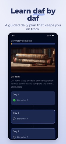Talmud Bavli Online iPhone screenshot