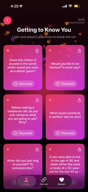 36 Questions to Love screenshot 1
