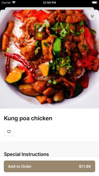 Hornbill Sushi & Asian Fusion iPhone screenshot 3 - Food & Drink app