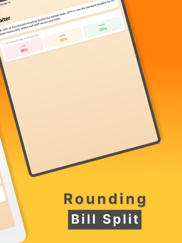 Tip Calculator - Tip Check iPad screenshot