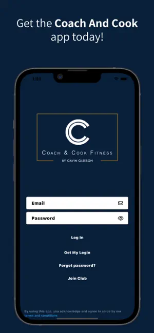 Coach and Cook Fitness screenshot 1