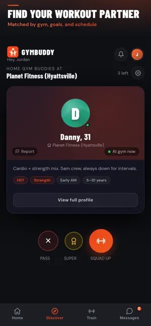 GymBuddy: Gym Partner Finder screenshot 3