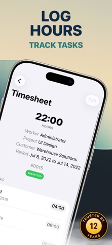 Time Entry for Business Screenshot 3 of 7