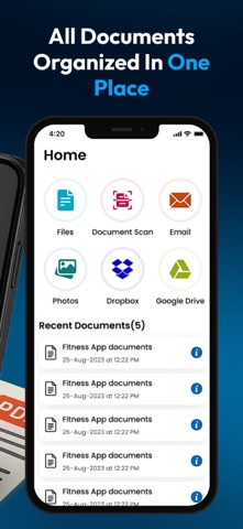 Photo to PDF : Image Scanner iPhone screenshot