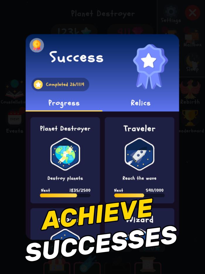 Planet Destroyer Idle Game