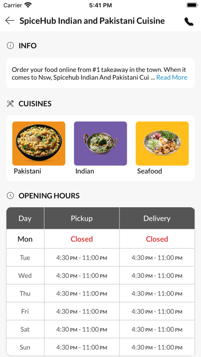 SpiceHub - Surry Hills Screenshot