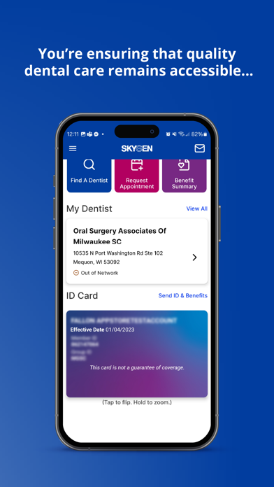 SKYGEN Dental Plan Screenshot