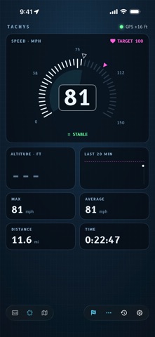 Tachys — GPS Speedometer Screenshot 2 of 5