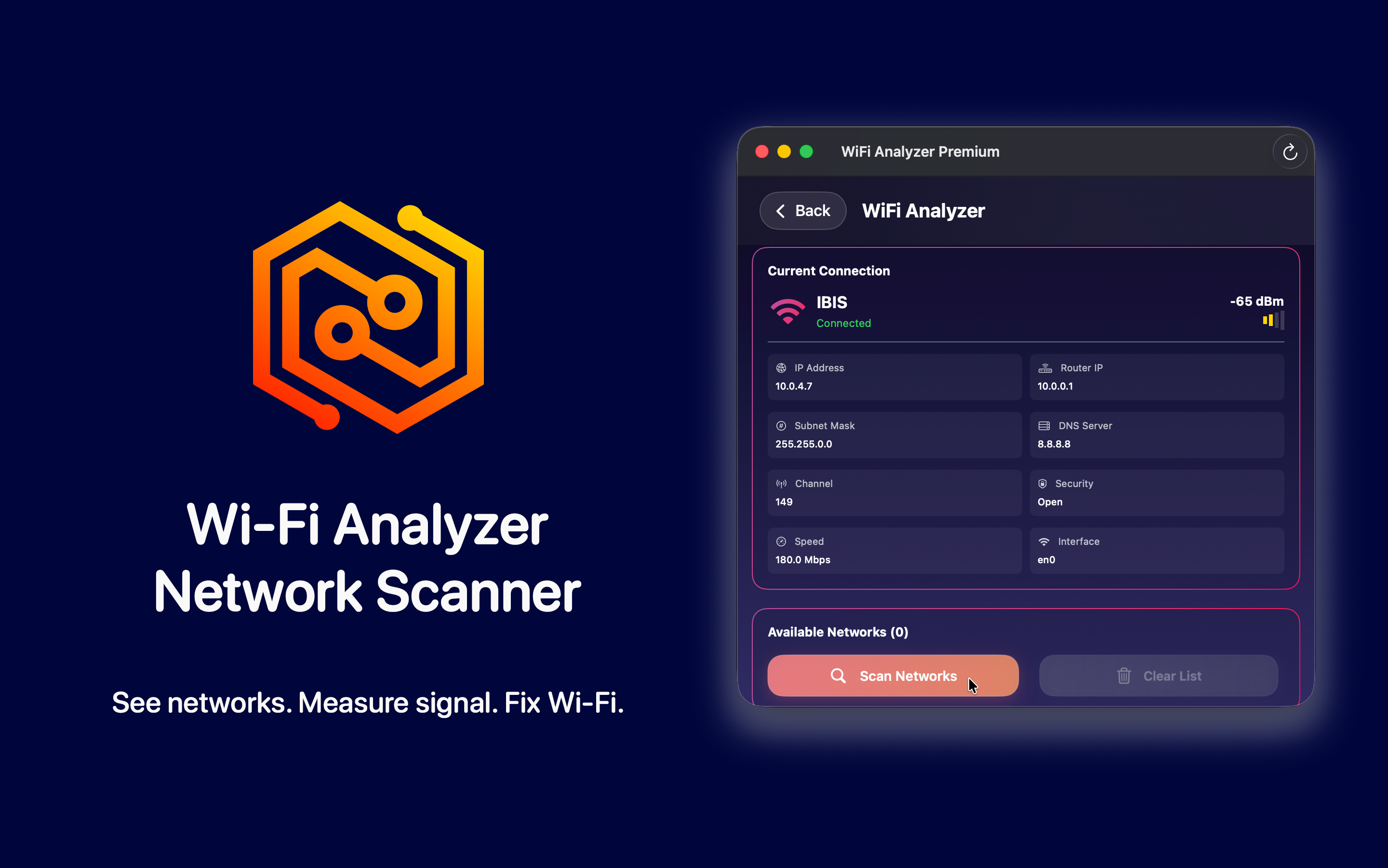 Wi-Fi Analyzer Network Scanner