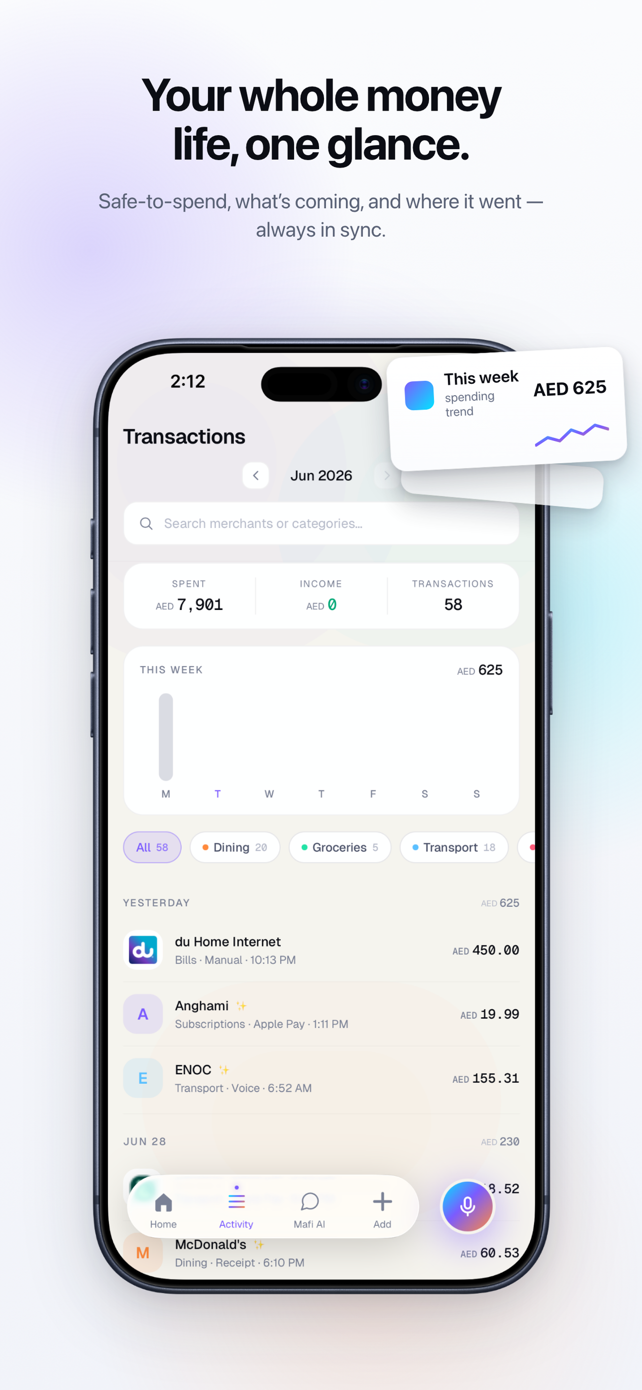 Mafi: AI Money Coach screenshot 6