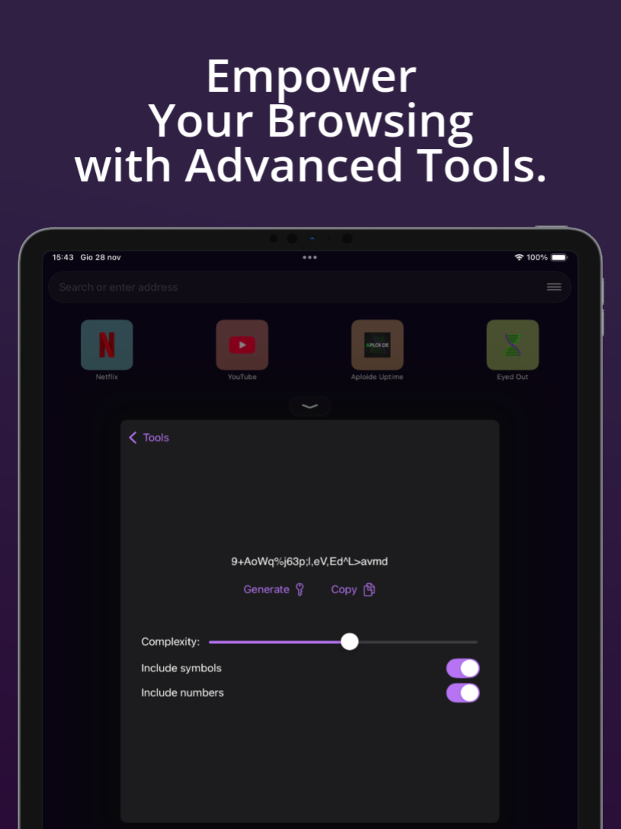 Eyed Out - Private web Browser