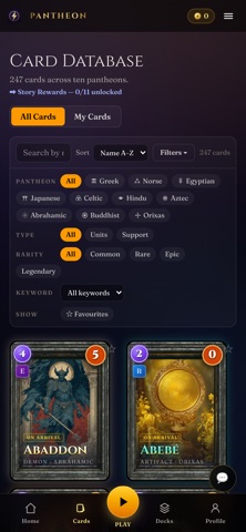 Pantheon: Card Battler Screenshot 2 of 5