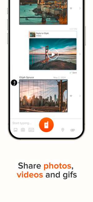 Walkie-Talkie PTT de Voxer Screenshot