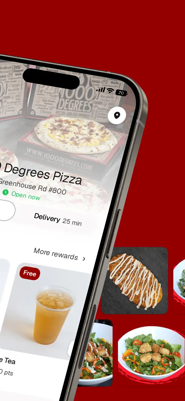 Screenshot #2 pour 1000 Degrees Pizza Salads