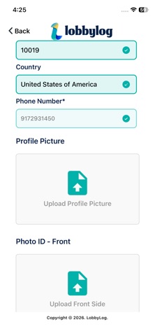 LobbyLog App screenshot 10