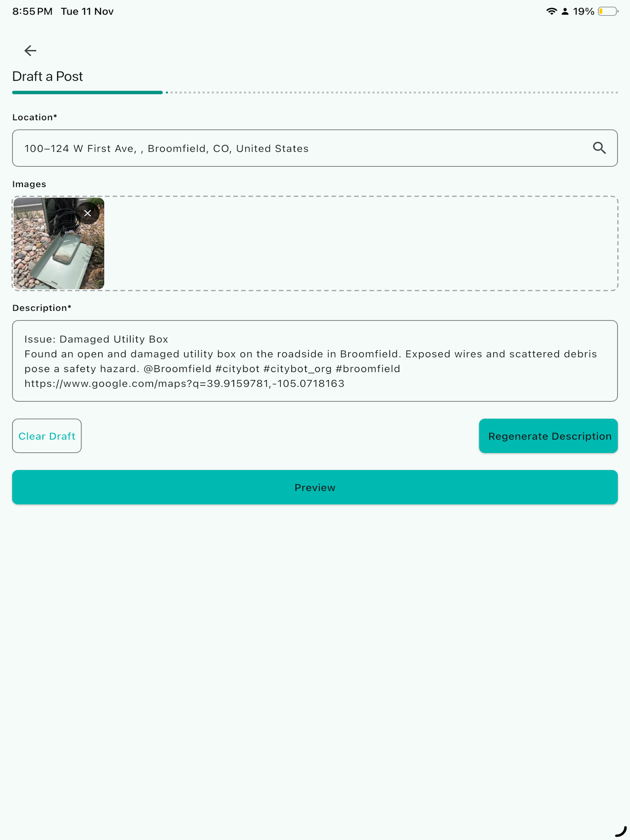 CityBotApp screenshot 11