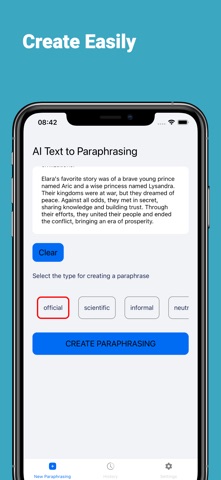 AI Paraphraser: Text Humanizer Screenshot 1 of 3