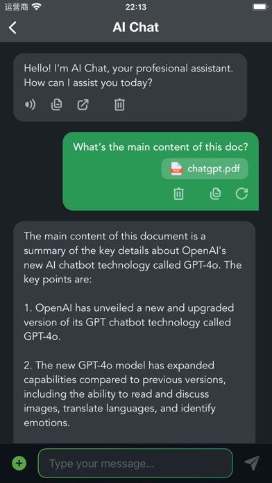 AI Chat - Top AI Keyboard Screenshot