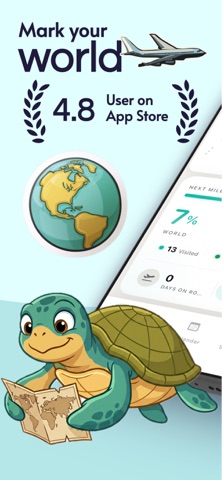 Stamped: Travel Map Tracker screenshot
